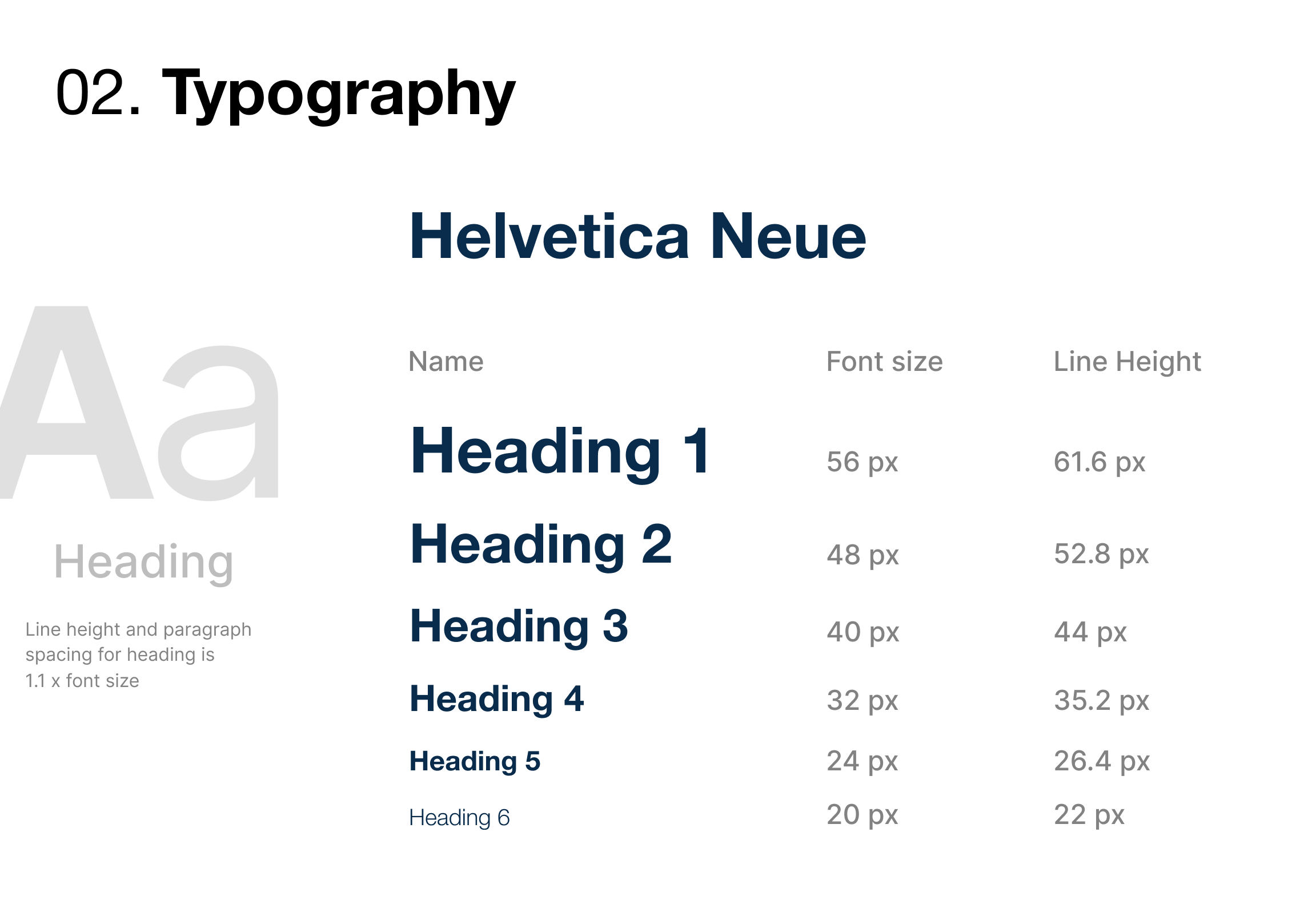 Headings